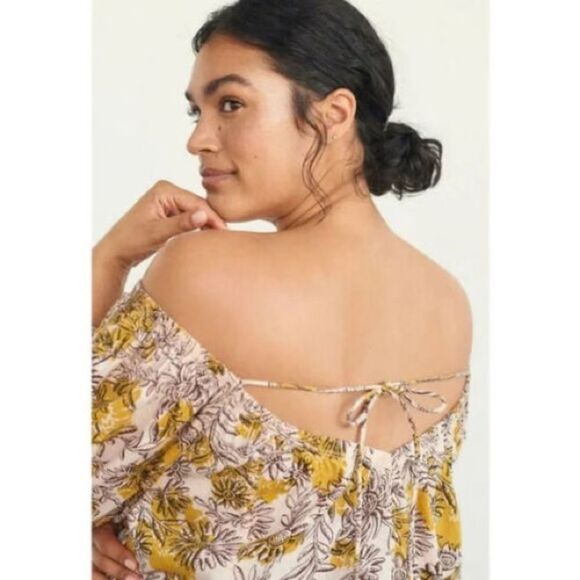 Daily Practice Anthropologie Mollie Tunic Dress Floral Size MED - Picture 10 of 10